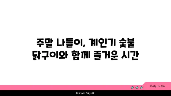 계인기 숯불 닭구이로 주말을 즐기는 대전 엑스포 근처 명소