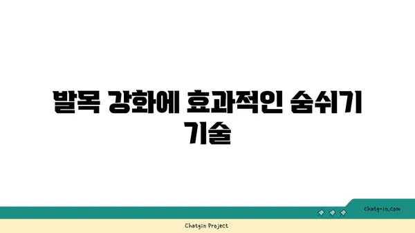 발목 건강을 위한 빈야사 요가 명상법