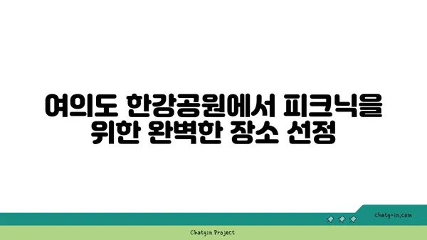 여의도 한강공원에서 즐기는 텐트 피크닉