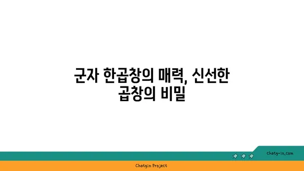 군자 한곱창, 대전 엑스포 한빛탑 근처 곱창맛집