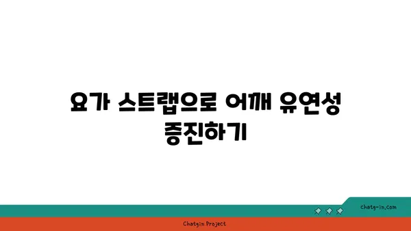 어깨 통증 완화 요가 도구 선택법