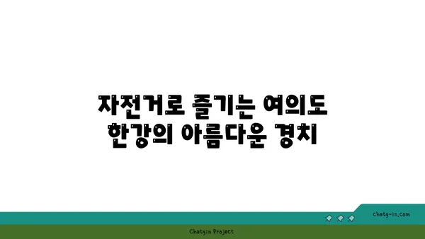 여의도 한강공원 피크닉 놀거리: 돗자리, 자전거, 편의점, 배달존