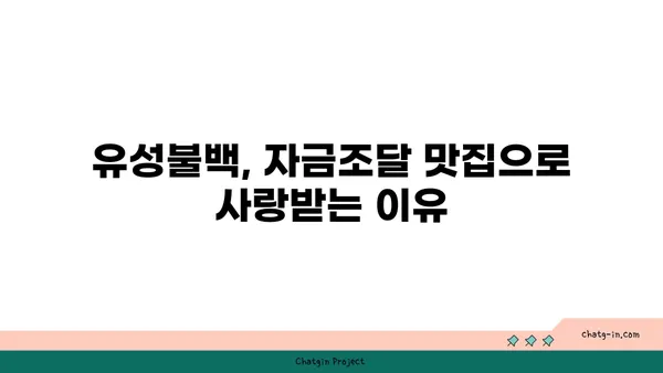 유성불백 자금조달 내돈내산 맛집