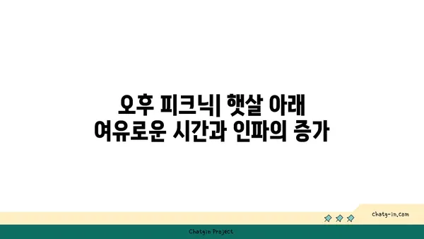 여의도 한강공원 피크닉 시간대 별 장점과 단점