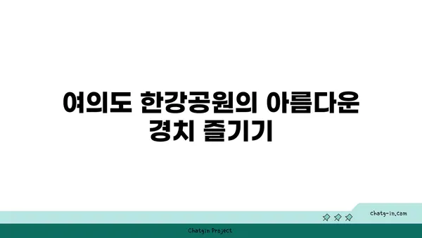 여의도 한강공원에서 즐기는 텐트 피크닉