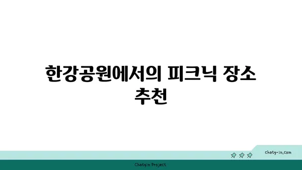 여의도 한강공원에서 완벽한 피크닉 즐기기 팁