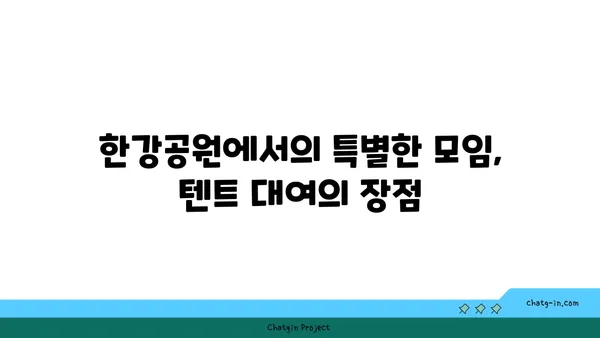 여의도 한강공원 텐트 대여 써니텐트의 감성 피크닉 후기