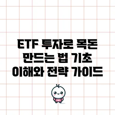 ETF 투자로 목돈 만드는 법: 기초 이해와 전략 가이드