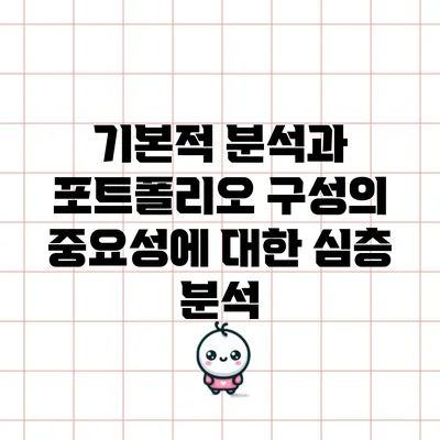 기본적 분석과 포트폴리오 구성의 중요성에 대한 심층 분석