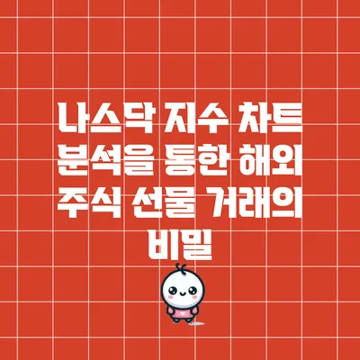 나스닥 지수 차트 분석을 통한 해외 주식 선물 거래의 비밀