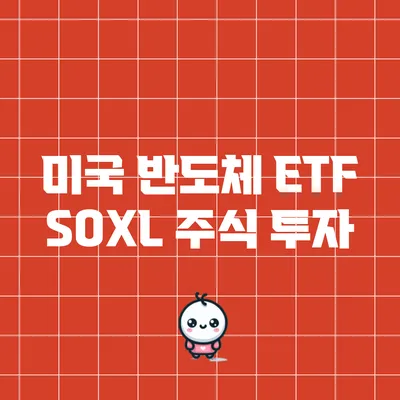 미국 반도체 ETF SOXL 주식 투자