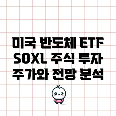 미국 반도체 ETF SOXL 주식 투자: 주가와 전망 분석