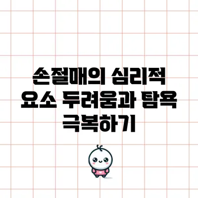 손절매의 심리적 요소: 두려움과 탐욕 극복하기