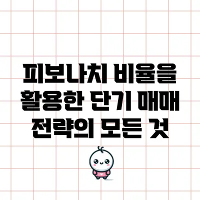 피보나치 비율을 활용한 단기 매매 전략의 모든 것