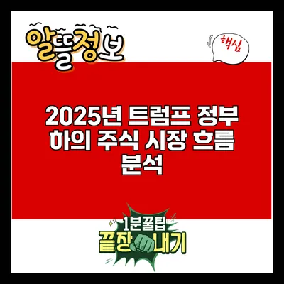 2025년 트럼프 정부 하의 주식 시장 흐름 분석