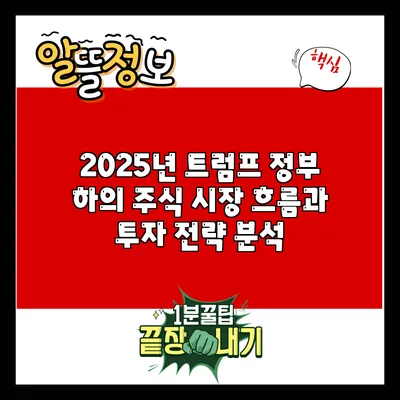 2025년 트럼프 정부 하의 주식 시장 흐름과 투자 전략 분석