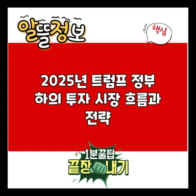 2025년 트럼프 정부 하의 투자 시장 흐름과 전략