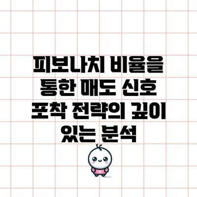 피보나치 비율을 통한 매도 신호 포착 전략의 깊이 있는 분석